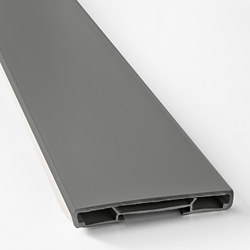 FÖRBÄTTRA - Plinth, dark grey, 220x8 cm