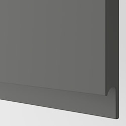 VOXTORP - Door, dark grey, 40x40 cm