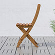 ASKHOLMEN - chair, outdoor, foldable dark brown | IKEA Indonesia - PE922037_S2
