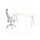 TROTTEN/MATCHSPEL - desk and chair, white/light grey | IKEA Indonesia - PE922058_S1