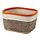 MÄVINN - basket, striped multicolour, 30x25x20 cm | IKEA Indonesia - PE922094_S1