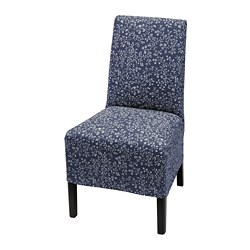 BERGMUND - Chair cover, medium long, Ryrane dark blue