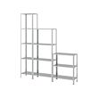 HYLLIS - Shelving unit in/outdoor, 160x27x74-183 cm