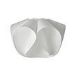 BÄCKNATE - Pendant lamp shade, white, 50 cm