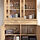 TONSTAD - storage comb w sliding glass doors, oak veneer/clear glass, 121x47x201 cm | IKEA Indonesia - PE950954_S1