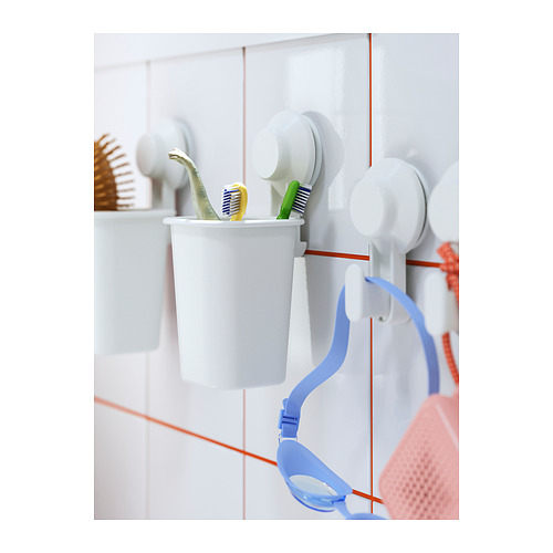 TISKEN toothbrush holder with suction cup
