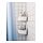 TISKEN corner shelf unit with suction cup