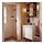 TISKEN corner shelf unit with suction cup