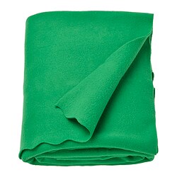 DAGGKÅPOR - Throw, green, 130x170 cm