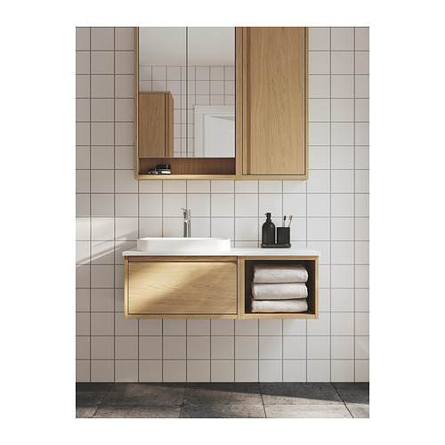 GANSJÖN 3-piece bathroom set