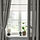 LENDA - curtains with tie-backs, 1 pair, dark grey, 140x250 cm | IKEA Indonesia - PE883058_S1