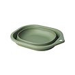 PEPPRIG - Wash-tub, foldable/green, 10 l