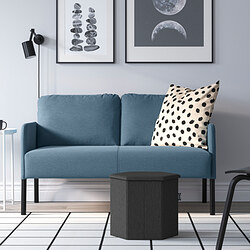 KJUGE - Pouffe with storage, Knisa dark grey