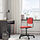 ÖRFJÄLL - swivel chair, black/Vissle red | IKEA Indonesia - PE951131_S1