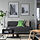 LILLEHEM - 2-seat module, Gunnared/dark grey metal | IKEA Indonesia - PE922383_S1