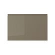 VOXTORP - bagian depan laci, high-gloss abu-abu cokelat tua, 60x40 cm | IKEA Indonesia - PE959592_S2