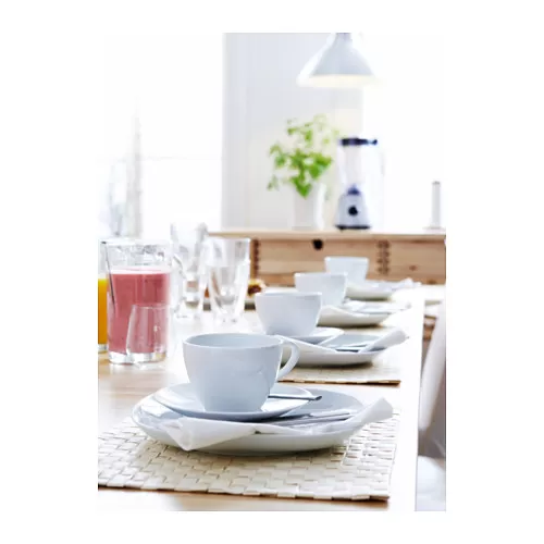 VÄRDERA cangkir kopi dan tatakan