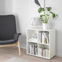 EKET - Kombinasi kabinet dengan kaki, putih, 70x35x72 cm