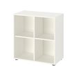 EKET - Kombinasi kabinet dengan kaki, putih, 70x35x72 cm