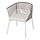 SEGERÖN - chair with armrests, outdoor, white/beige/Frösön/Duvholmen beige | IKEA Indonesia - PE883282_S1