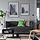 LILLEHEM - 2-seat modular sofa, Gunnared/dark grey metal | IKEA Indonesia - PE922518_S1