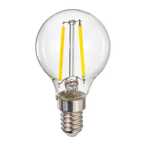 LUNNOM lampu LED E14 260 lumen