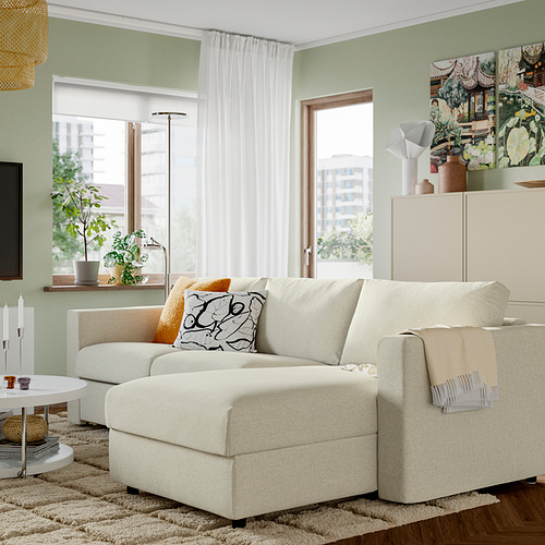 VIMLE 3-seat sofa with chaise longue