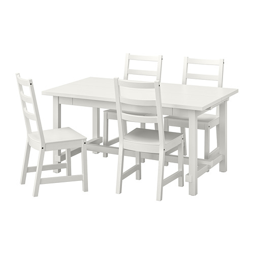 NORDVIKEN/NORDVIKEN table and 4 chairs