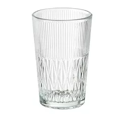 SMÄLLSPIREA - Vas, kaca bening/berpola, 17 cm