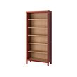 HEMNES - bookcase, red stained/light brown stained, 90x198 cm | IKEA Indonesia - PE883401_S2