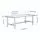 NORDVIKEN - extendable table, black, 210/289x105 cm | IKEA Indonesia - PE798623_S1