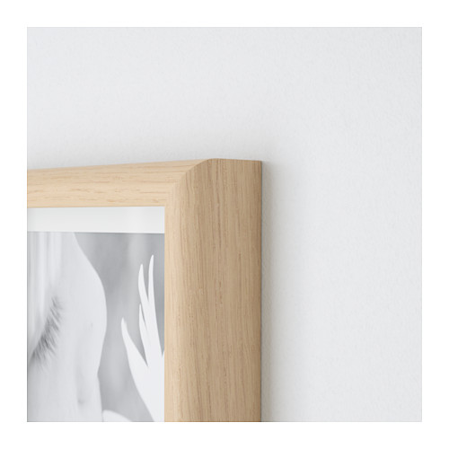 MOSSEBO bingkai efek kayu  oak diwarnai putih IKEA  Indonesia
