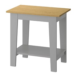 ÄMMARYD - Side table, grey, 59x40 cm