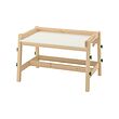 FLISAT - Children's desk, height adjustable/green