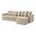 GRÖNLID - cover for 4-seat sofa, with chaise longue/Sporda natural | IKEA Indonesia - PE744754_S1