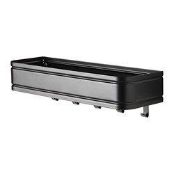 LILLASJÖN - Wall shelf with 5 hooks