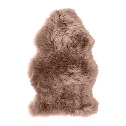 ULLERSLEV - Sheepskin, light brown, 85 cm