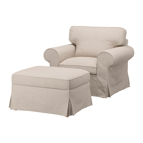 EKTORP armchair and footstool