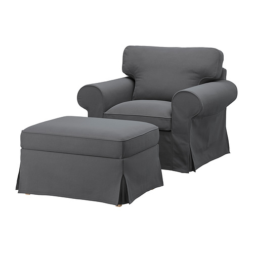 EKTORP armchair and footstool