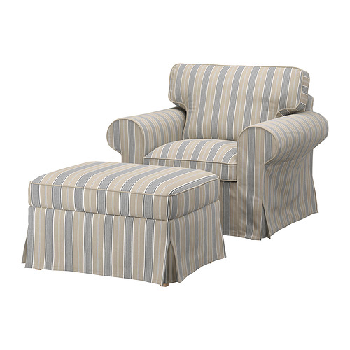 EKTORP armchair and footstool