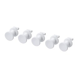 SKÅDIS - Pengait, putih, 19 mm