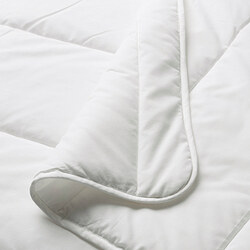LEN - Selimut untuk tempat tidur bayi, putih, 110x125 cm