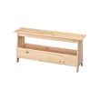 PERJOHAN - Bench with storage, pine, 100 cm
