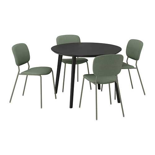 VIHALS/LISABO table and 4 chairs