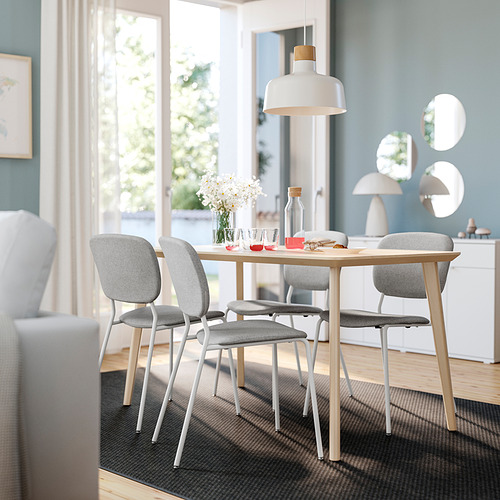 VIHALS/LISABO table and 4 chairs