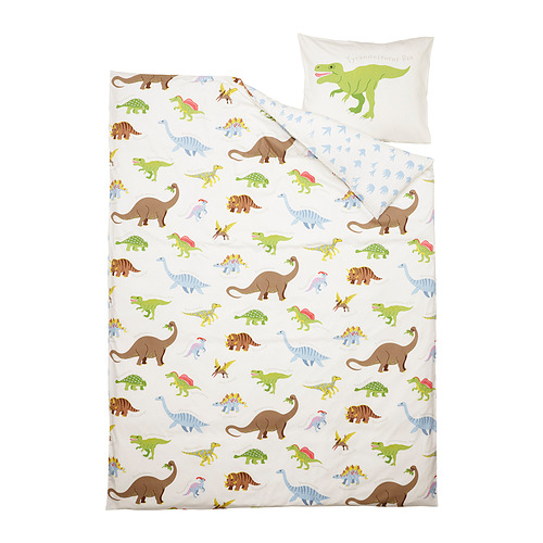 JÄTTELIK sarung duvet dan sarung bantal