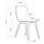ODGER/VOXLÖV table and 4 chairs