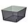 KUGGIS - kotak, transparan hitam, 13x18x8 cm | IKEA Indonesia - PE923073_S1