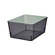 KUGGIS - kotak, transparan hitam, 13x18x8 cm | IKEA Indonesia - PE923073_S2
