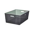 KUGGIS - box, transparent black, 37x54x21 cm | IKEA Indonesia - PE923083_S2